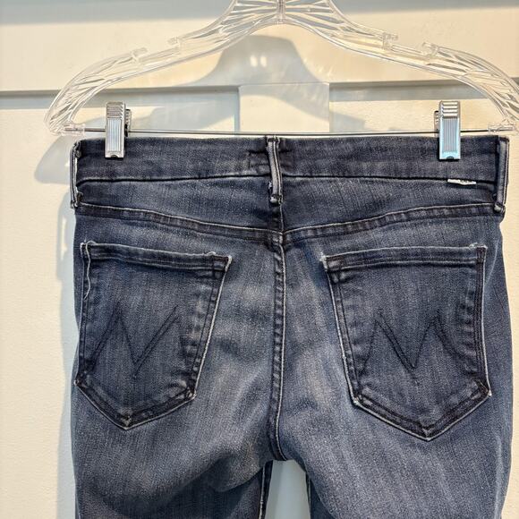 Mother The Looker Jeans Womens 27 Blue Skinny Stretch Dreamy USA Style 1001-397 - Picture 1 of 16